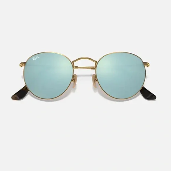 Ray-Ban Round Mirrored Sunglasses - Picture 3 of 5